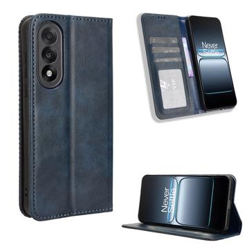 Funda con Cierre Magnético Retro para OnePlus Ace 5 Ultra/Nord 5 - Estilo Cartera - Azul