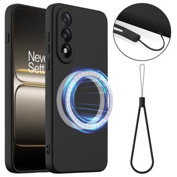 Funda de Silicona Líquida para OnePlus Nord 5 - Compatible con MagSafe - Negro