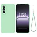 OnePlus Nord 5 Funda de silicona líquida con correa de mano