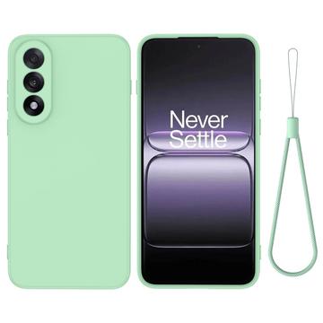 OnePlus Nord 5 Funda de silicona líquida con correa de mano