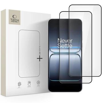 Protector de pantalla de vidrio templado OnePlus Nord 5 Tech-Protect Glass Fit+ - 2 uds. - Negro