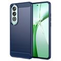 Carcasa de TPU Brushed para OnePlus Nord CE4 - Fibra de Carbono - Azul