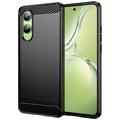Carcasa de TPU Brushed para OnePlus Nord CE4 Lite/Oppo K12x - Fibra de Carbono