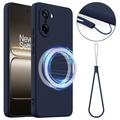 Funda de Silicona Líquida para OnePlus Nord CE5 - Compatible con MagSafe - Azul Oscuro