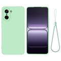 OnePlus Nord CE5 Funda de silicona líquida con correa de mano