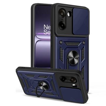 Funda híbrida con anillo giratorio y protector de cámara para OnePlus Nord CE5