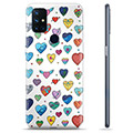 Funda de TPU para OnePlus Nord N10 5G - Corazones