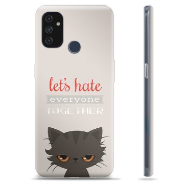 Funda de TPU para OnePlus Nord N100 - Gato Enfadado