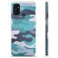 Funda de TPU para OnePlus Nord N100 - Camuflaje Azul