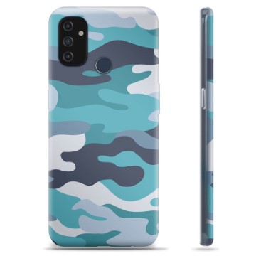 Funda de TPU para OnePlus Nord N100 - Camuflaje Azul