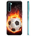 Funda de TPU para OnePlus Nord - Pelota de Fútbol en Llamas