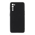 Funda de TPU con textura de sarga OnePlus Nord - Negro
