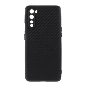 Funda de TPU con textura de sarga OnePlus Nord - Negro