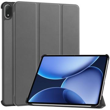 Funda Smart Folio Tri-Fold Series para OnePlus Pad 2 Pro/Pad 3/Oppo Pad 4 Pro - Gris
