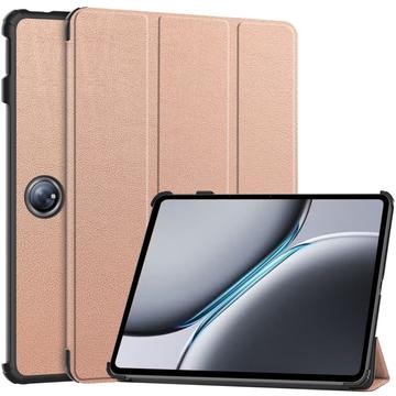 Funda Inteligente de Tres Pliegues para OnePlus Pad 2 - Rosa Dorado
