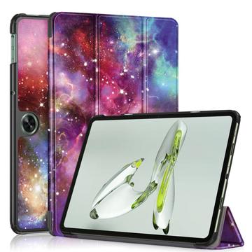 Funda Inteligente de Tres Pliegues para OnePlus Pad Go/Oppo Pad Air2 - Galaxia