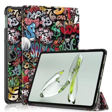 Funda Inteligente de Tres Pliegues para OnePlus Pad Go/Oppo Pad Air2 - Grafito