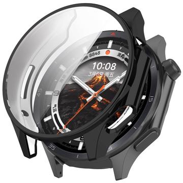 Carcasa de TPU Galvanizado para OnePlus Watch 3/Oppo Watch X2 - Negro
