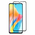 Protector de Pantalla de Cristal Templado - 9H para Oppo A58 4G - Borde Negro