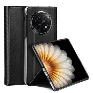 Funda con Tapa Dux Ducis Bril para Oppo Find N5 - Negro