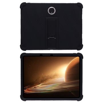 Funda de silicona con soporte para Oppo Pad 2 - Negro