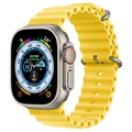 Correa Ocean MQEC3ZM/A para Apple Watch Ultra/8/SE (2022)/7/SE/6/5/4 - 49mm, 45mm, 44mm - Amarillo