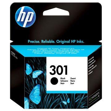 HP 301 Cartucho de Tinta - Deskjet 1000, 2540 AiO, Officejet 2620 AiO - Negro