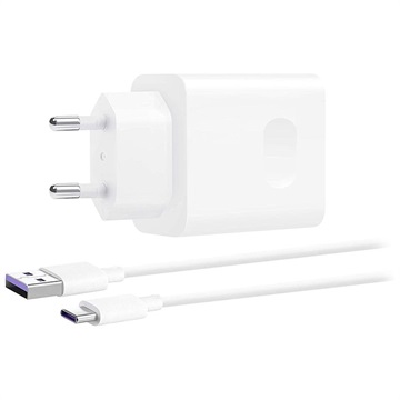 Cargador de Pared USB-C Huawei SuperCharge CP84 - 40W - Blanco