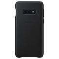 Funda Leather Cover para Samsung Galaxy S10e EF-VG970LBEGWW - Negro