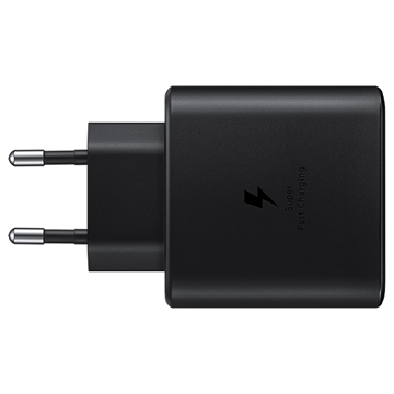 Cargador de Viaje Rápido USB-C Samsung EP-TA845EBE - 45W - Bulk - Negro