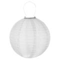 Farol solar retro de exterior - Blanco