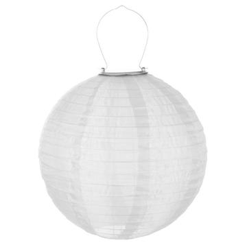 Farol solar retro de exterior - Blanco
