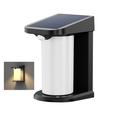 Lámpara LED solar de exterior / Luz de pared con sensor de movimiento PIR YH0619-PIR - Blanco cálido