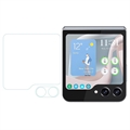Conjunto de Protección Exterior para Samsung Galaxy Z Flip5 - Transparente
