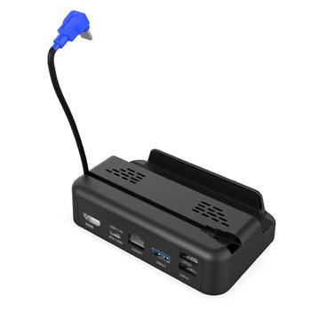 PGTECH Adaptador de Hub Multifuncional Compatible con Steam Deck Docking Station