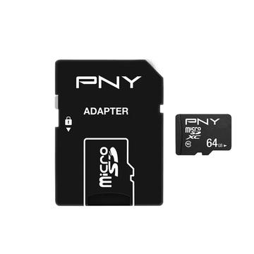 Tarjeta de memoria PNY Performance Plus microSDXC P-SDU64G10PPL-GE - 64GB
