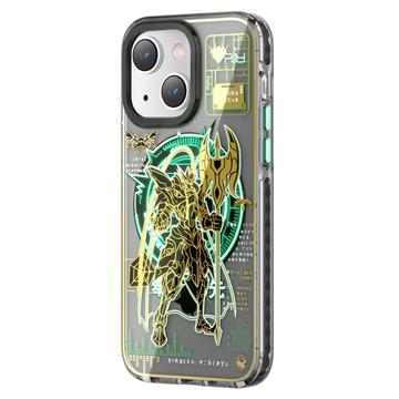 Carcasa Híbrida Kingxbar PQY Mecha Mag para iPhone 14 Plus - Verde