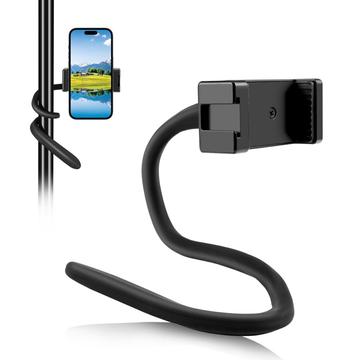 PULUZ PU882B Soporte flexible de silicona para teléfono - 5.5-8.5cm - Negro