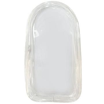 Bolsa de PVC con llavero para peluches y minifiguras Labubu de 17cm - Transparente