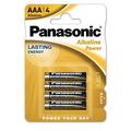 Pilas alcalinas Panasonic LR03/AAA - 4 uds.