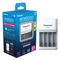 Cargador de pilas Panasonic Eneloop BQ-CC55 SmartPlus - 4x AAA/AA