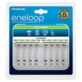 Cargador Panasonic Eneloop BQ-CC63 para 8 x AA/AAA Pilas  - Blanco