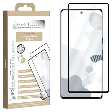 Protector de Pantalla Panzer Premium Curved para Google Pixel 7 Pro - Negro