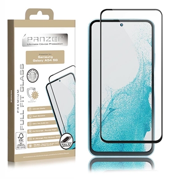 Protector de Pantalla Panzer Full-Fit para Samsung Galaxy A54 5G - Negro