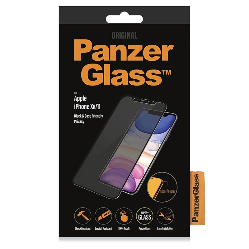 Protector de Pantalla PanzerGlass CF Privacy - iPhone XR / 11 - Negro