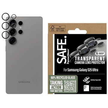 Protector de lente de cámara PanzerGlass Safe para Samsung Galaxy S25 Ultra - Transparente