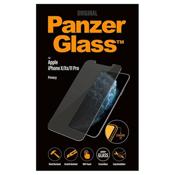 Protector de Pantalla PanzerGlass Standard Fit Privacy para iPhone 11 Pro/XS
