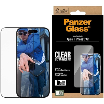 Protector de Pantalla PanzerGlass Ultra-Wide Fit EasyAligner para iPhone Air - Transparente