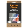 Protector de Pantalla - 9H - PanzerGlass Ultra-Wide Fit EasyAligner para iPhone 13/13 Pro/14 - Borde Negro