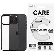 Funda PanzerGlass Care Urban Combat para iPhone 16 Pro Max - Negro / Transparente